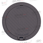 Люк чугунный магистральный ТМ (Д400)-7-9-60 (200) ВЧШГ плавающий с шарниром